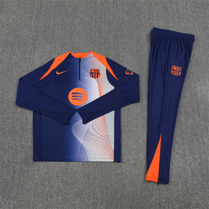 25/26 Barcelona kids training suit Royal Blue