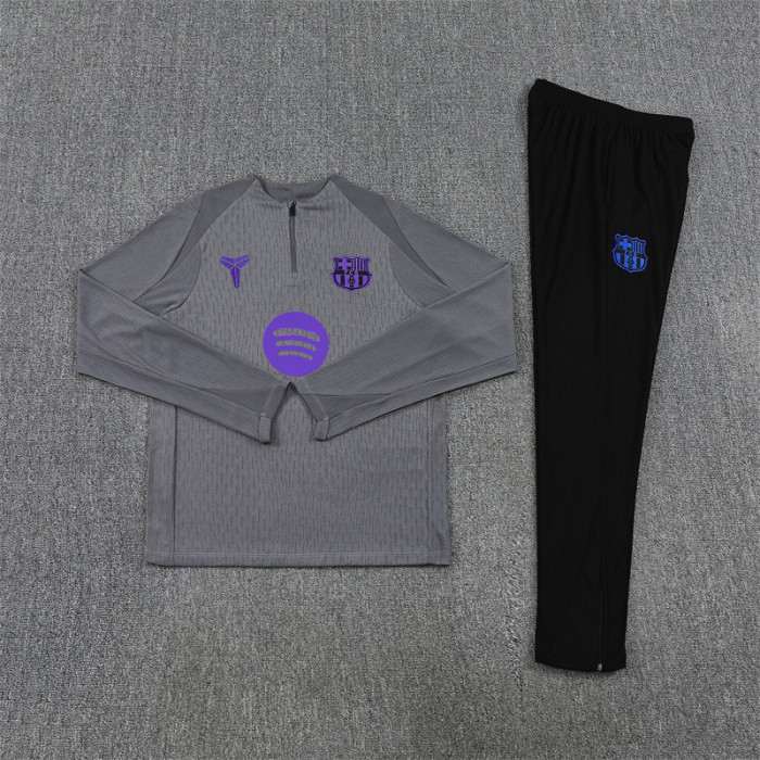 25/26 Barcelona Adult training suit grey