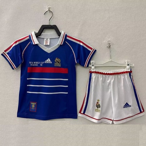 Retro 1998 France home kids kit
