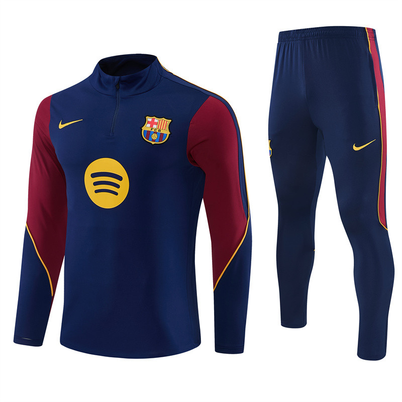 26/27 Barcelona kids training suit Royal Blue