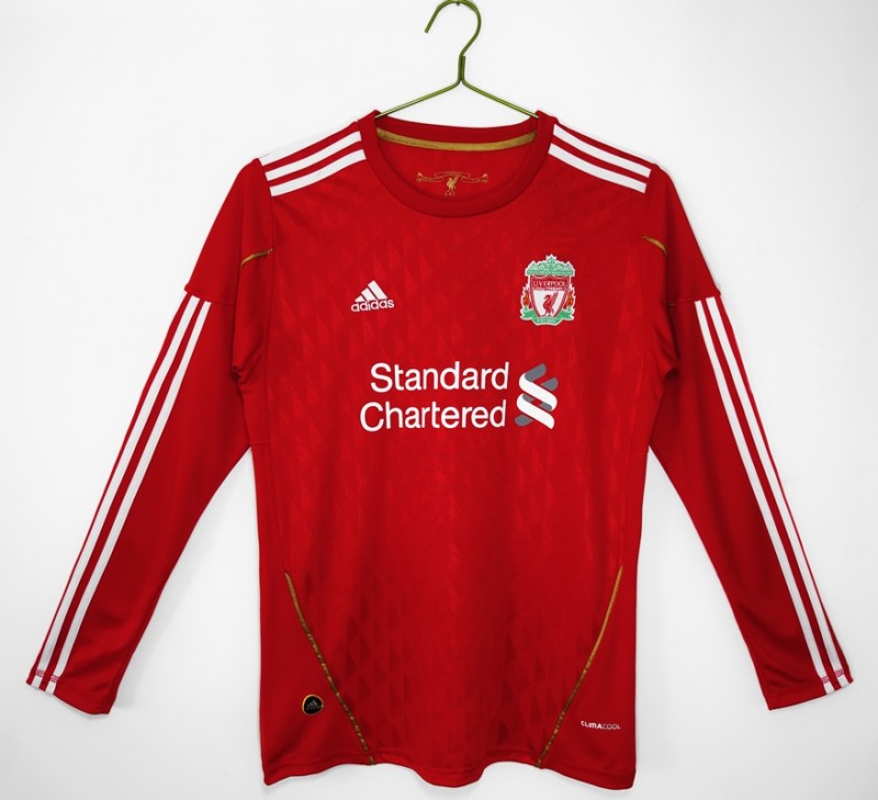 Retro 10/11 Liverpool home Long sleeved