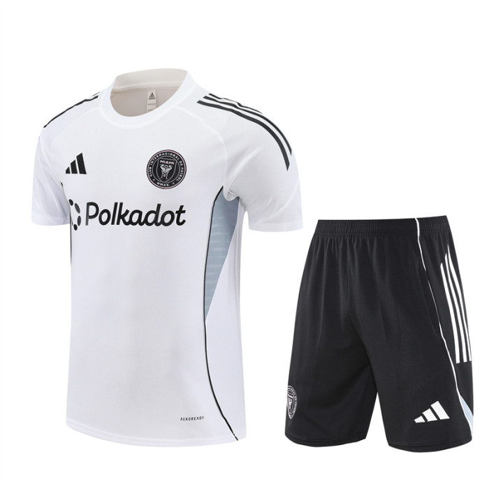 25/26 Miami short sleeved Adult training suit white