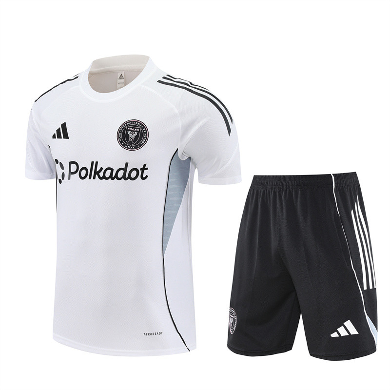 25/26 Miami short sleeved Adult training suit white
