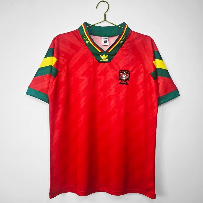 Retro 1992 Portugal home football Jersey