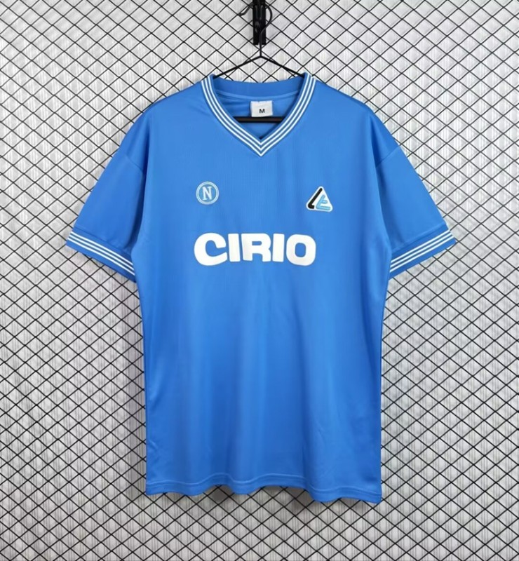 Retro 84/85 Napoli home football Jersey