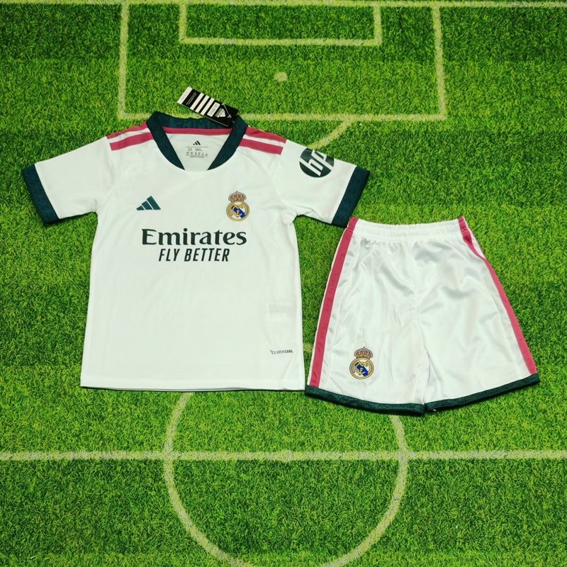 26/27 Real Madrid home kids kit