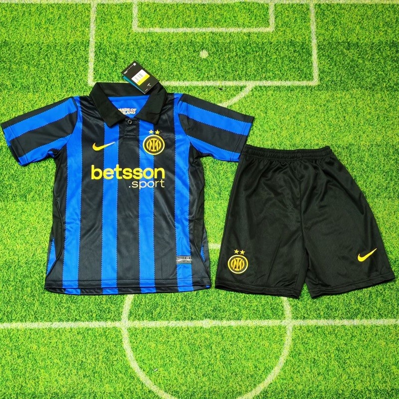 26/27 inter milan home kids kit