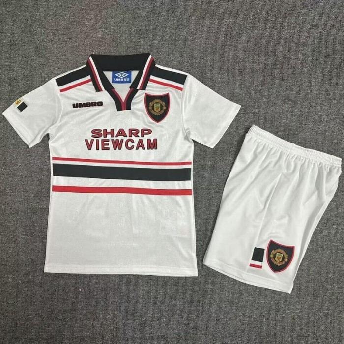 Retro 98/99 Manchester United Away kids kit