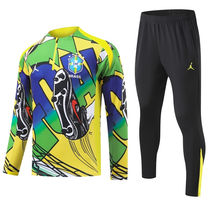 26/27 Brazil Kids training suit Graffiti version