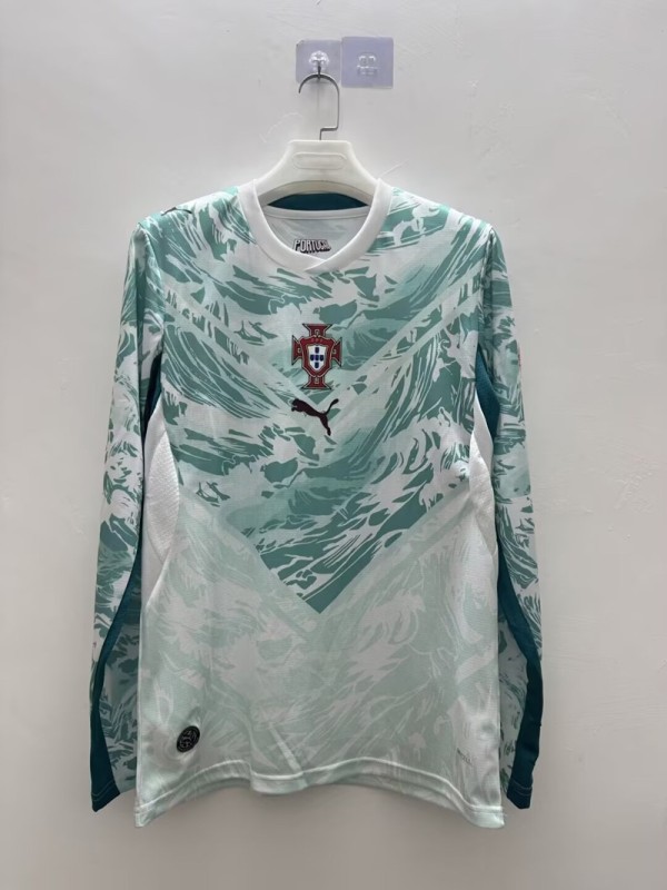 2026 Portugal Away football Jersey long sleeves