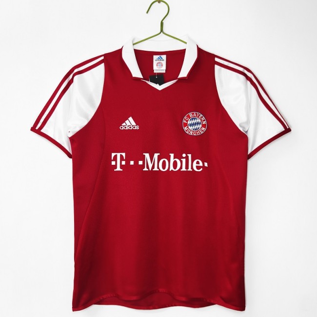Retro 03/04 Bayern Munich home football jersey