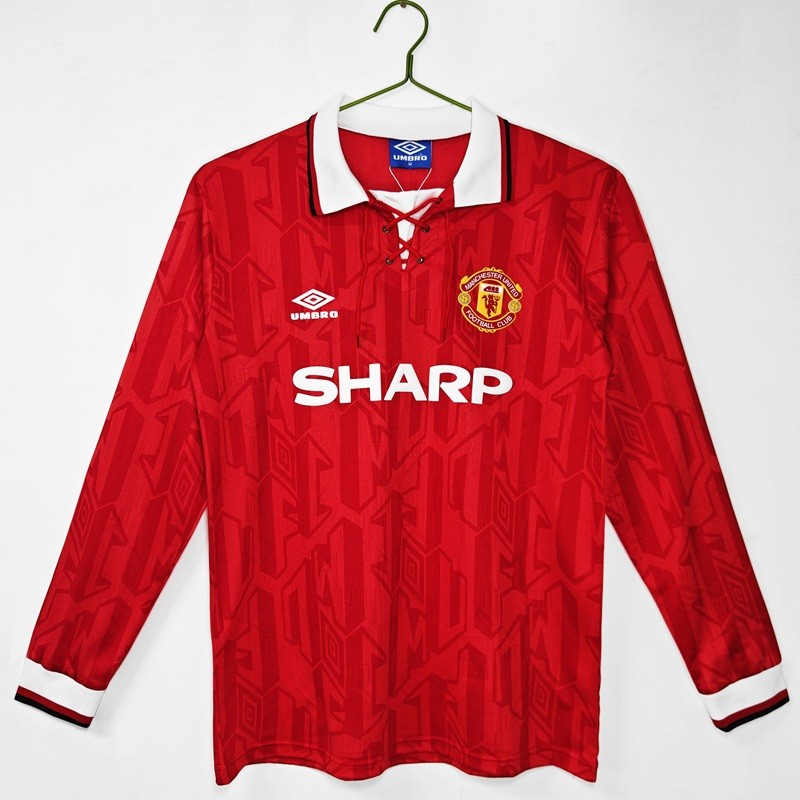 Retro 92/94 Manchester United home Long sleeves