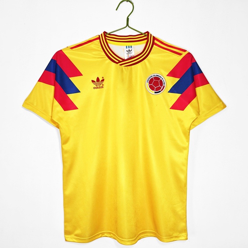 Retro 1990 Colombia home football Jersey