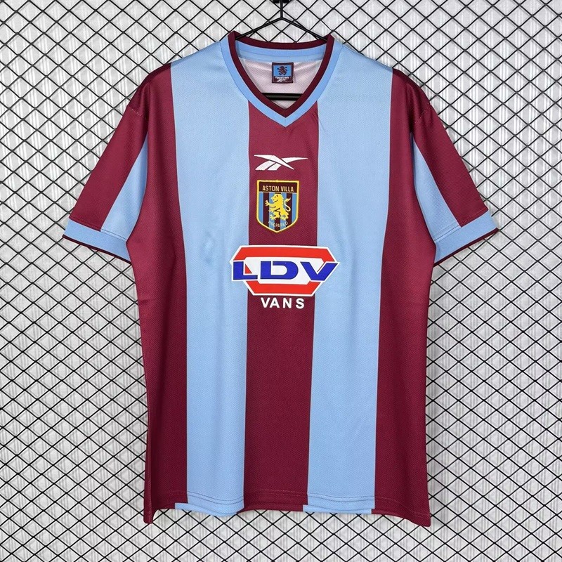 Retro 99/00 Aston Villa home football jersey