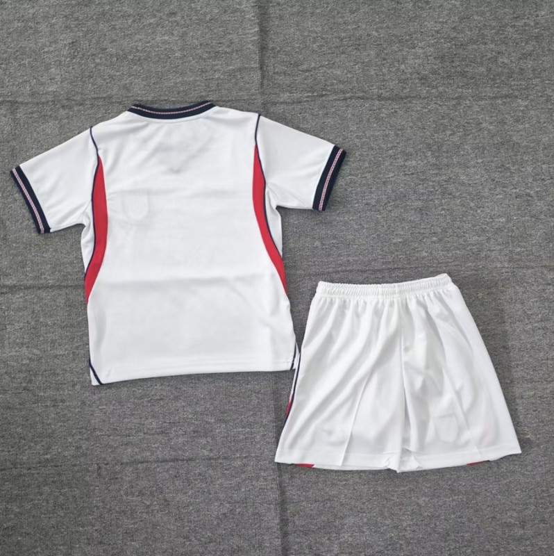 2026 England FIFA World Cup home kids kit