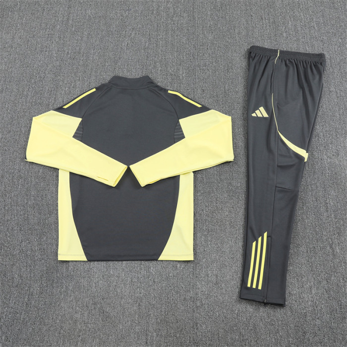 25/26 Real Madrid Kids training suit Yellow gray