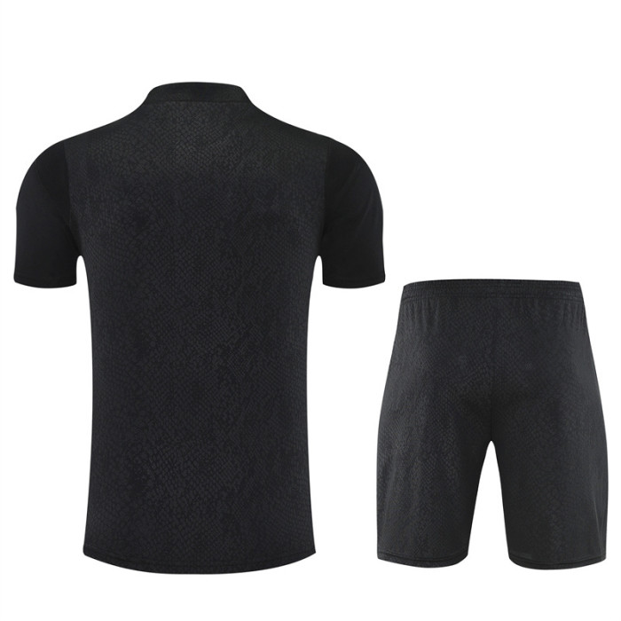25/26 Barcelona kids Short sleeve training suit black