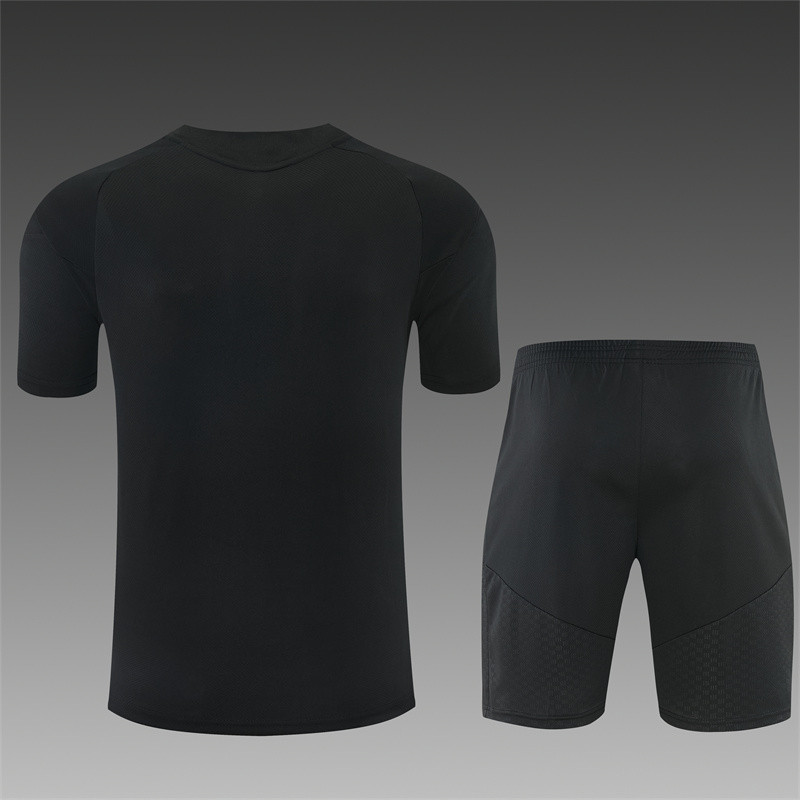 26/27 Real Madrid Short sleeve Adult training suit black