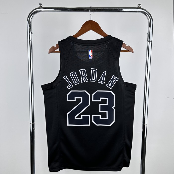 NBA Chicago Bulls #23 Jordan Basketball Jersey Honor Edition black