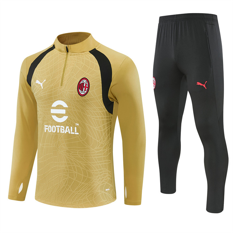 26/27 AC Milan kids training suit golden