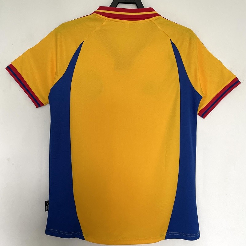 Retro 2000 Romania home football jersey
