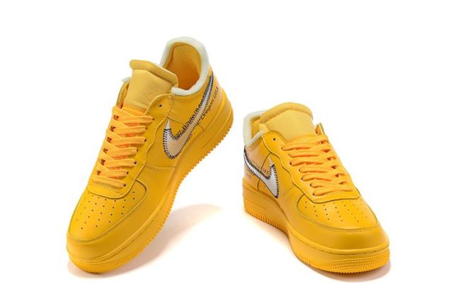 Off-White x Nike Air Force 1 Low “University Gold”DD1876-700