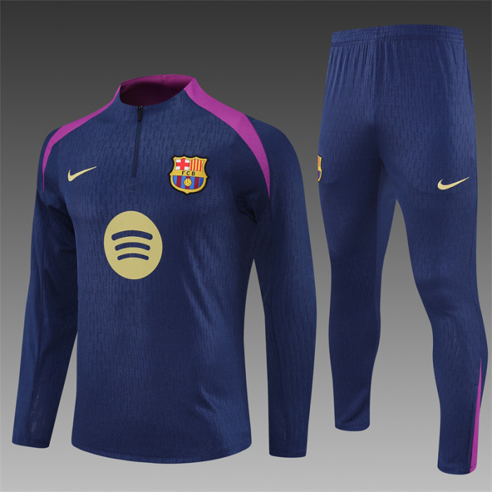 25/26 Barcelona kids training suit royal blue