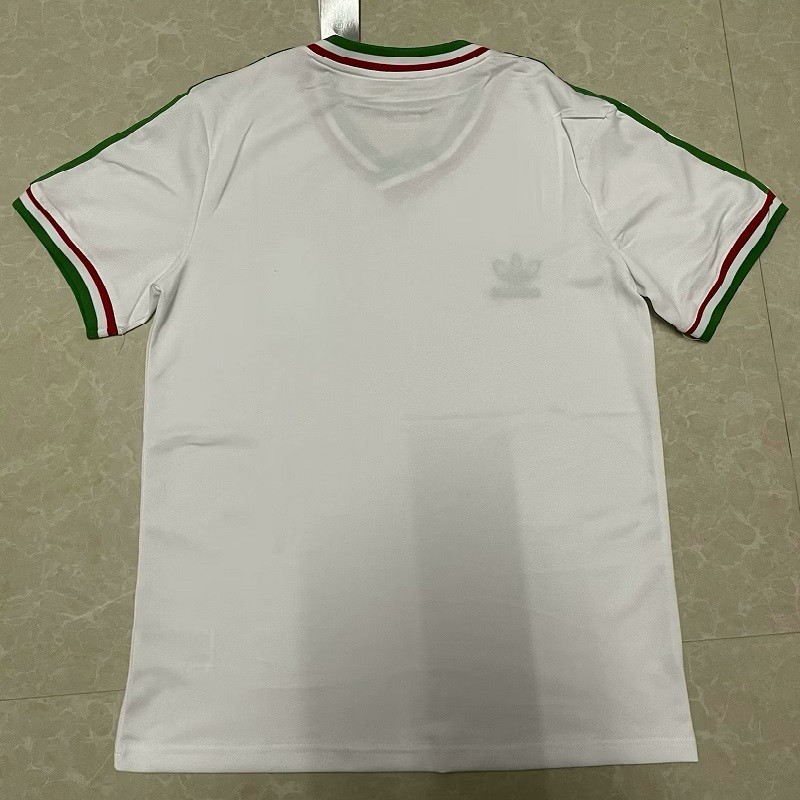 Retro Mexicoe white football Jersey