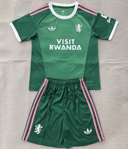 26/27 Aston Villa goalkeeper kids kit green