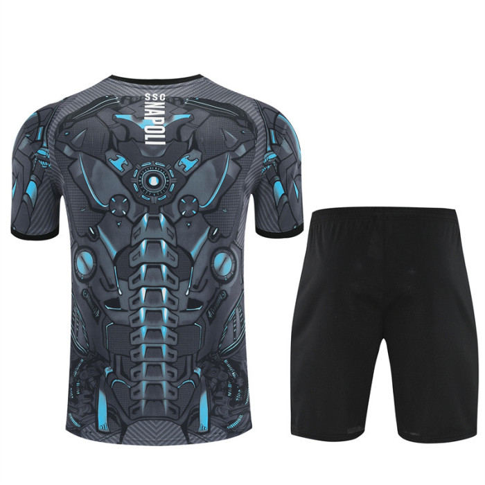 25/26  Napoli kids Short sleeve training suit grey