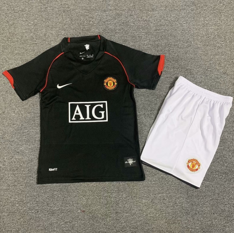 Retro 07/08 Manchester United Away kids kit