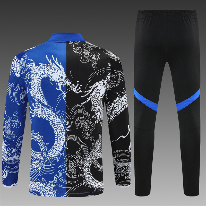 25/26 Real Madrid Kids training suit Blue black