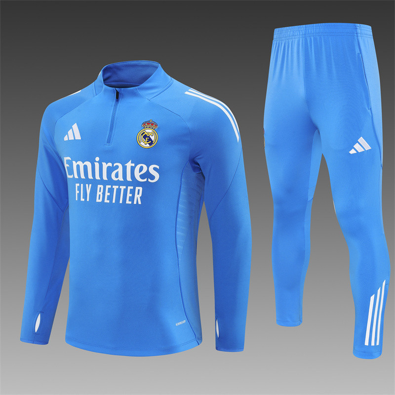 25/26 Real Madrid Adult training suit blue
