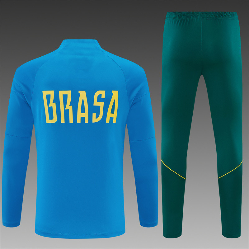 26/27 Brazil  Adult training suit sky blue