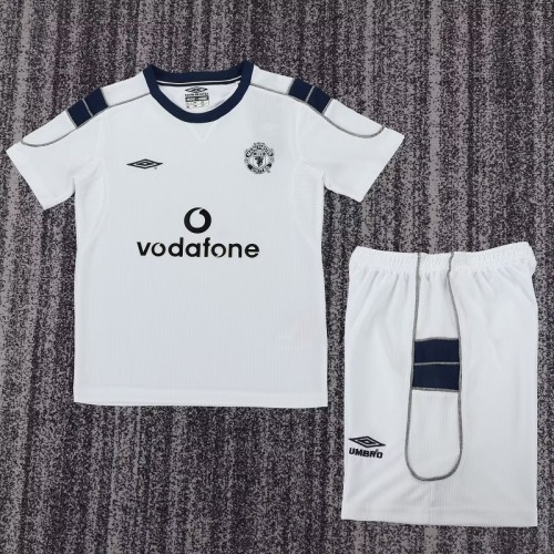 Retro 00/01 Manchester United Away kids kit