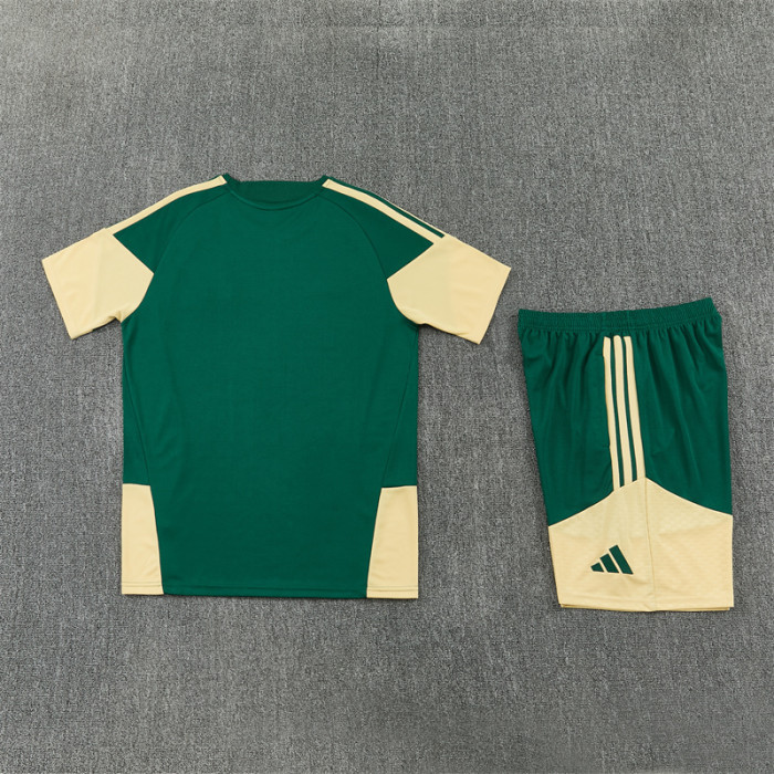 26/27 Real Madrid Short sleeve Adult training suit green
