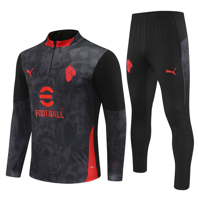 25/26 AC Milan kids training suit black