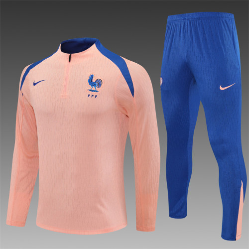 25/26 France kids training suit pink
