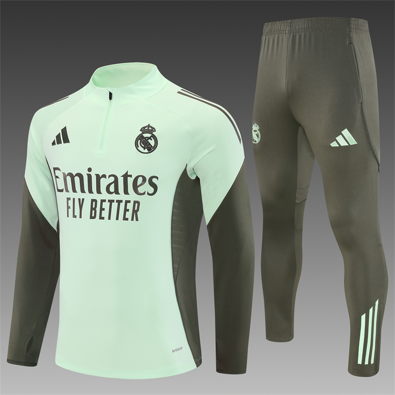 25/26 Real Madrid Adult training suit light green