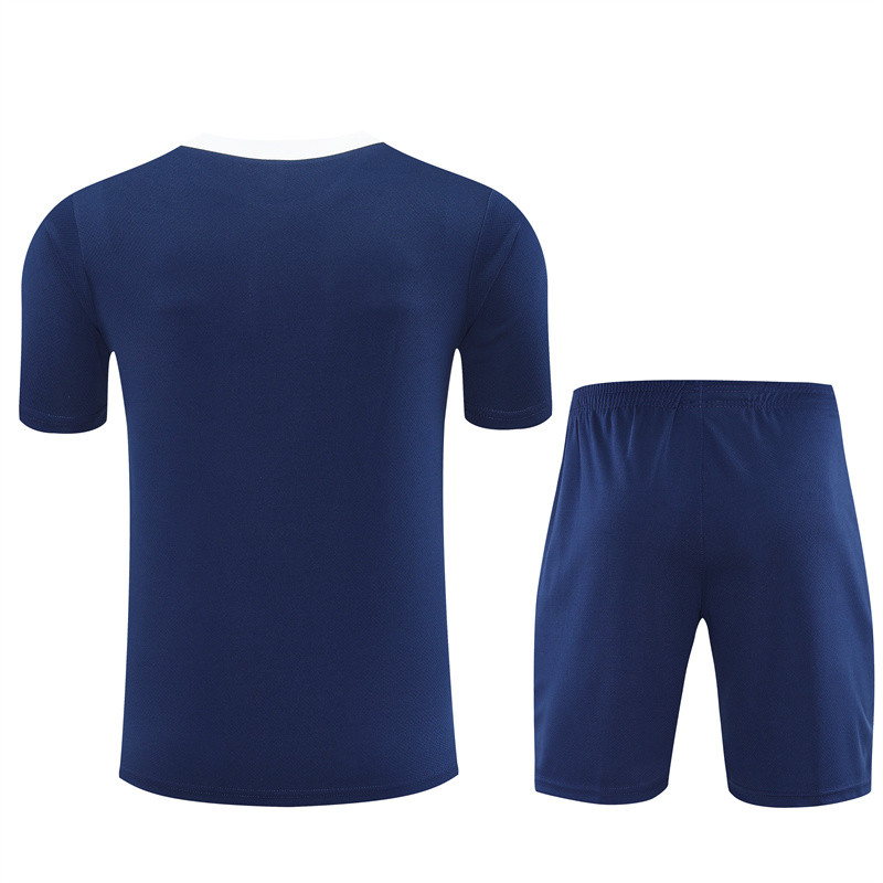 25/26 PSG Jordan short sleeved Adult training suit royal blue