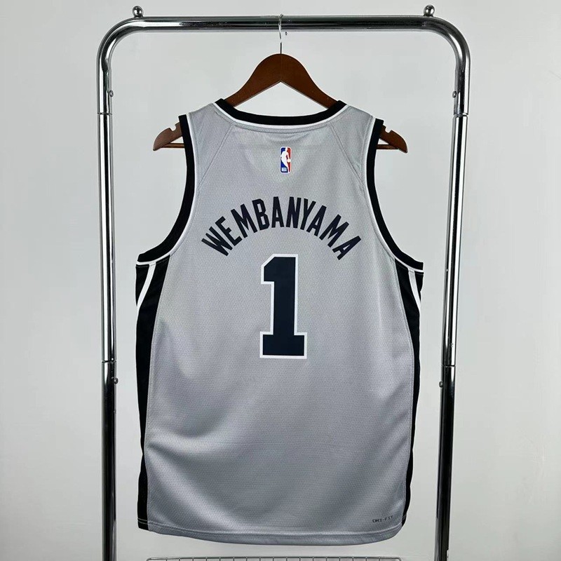 NBA San Antonio Spurs WEMBANYAMA #1 Basketball Jersey