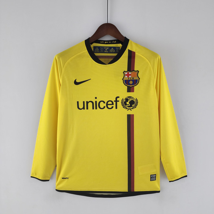 Retro long sleeve Barcelona 08/09 away