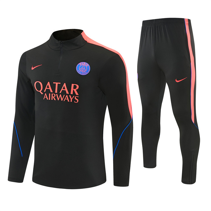 26/27 PSG kids training suit black