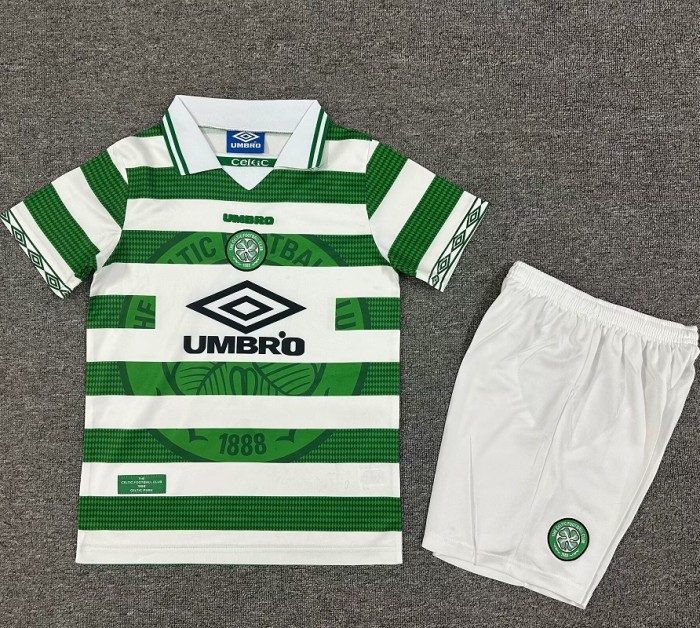 97/99 Retro Celtic home kids kit