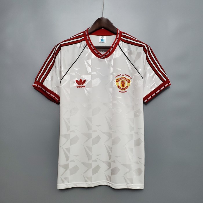 Retro 1991 Manchester United white