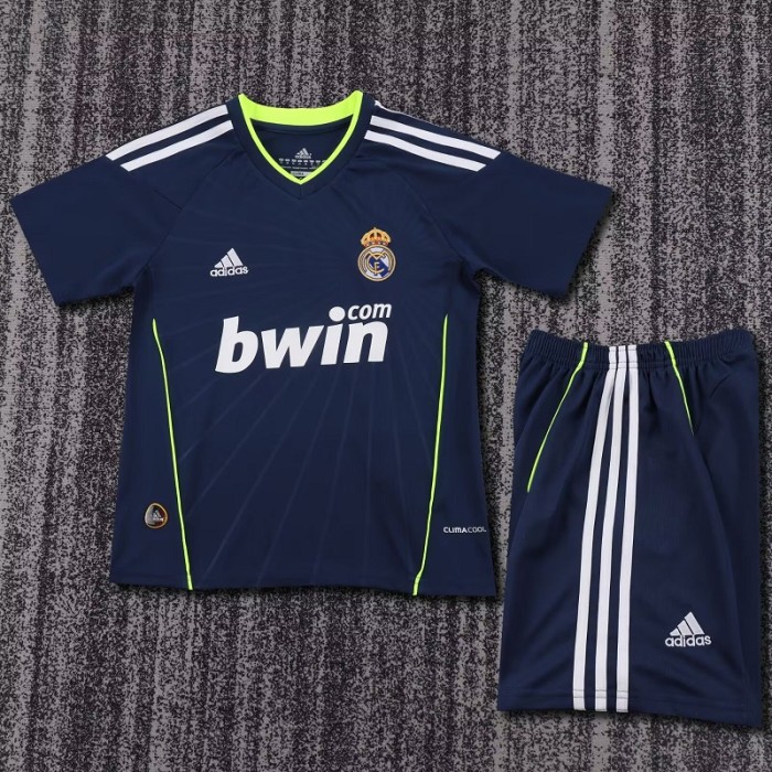 Retro 10/11 Real Madrid Away kids kit