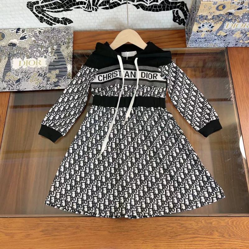 DIOR black dress for girls