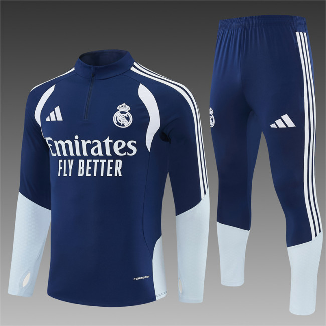 26/27 Real Madrid Adult training suit Royal Blue