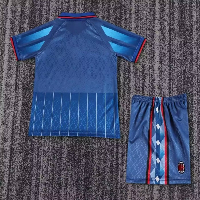 Retro 95/96 AC Milan Away kids kit