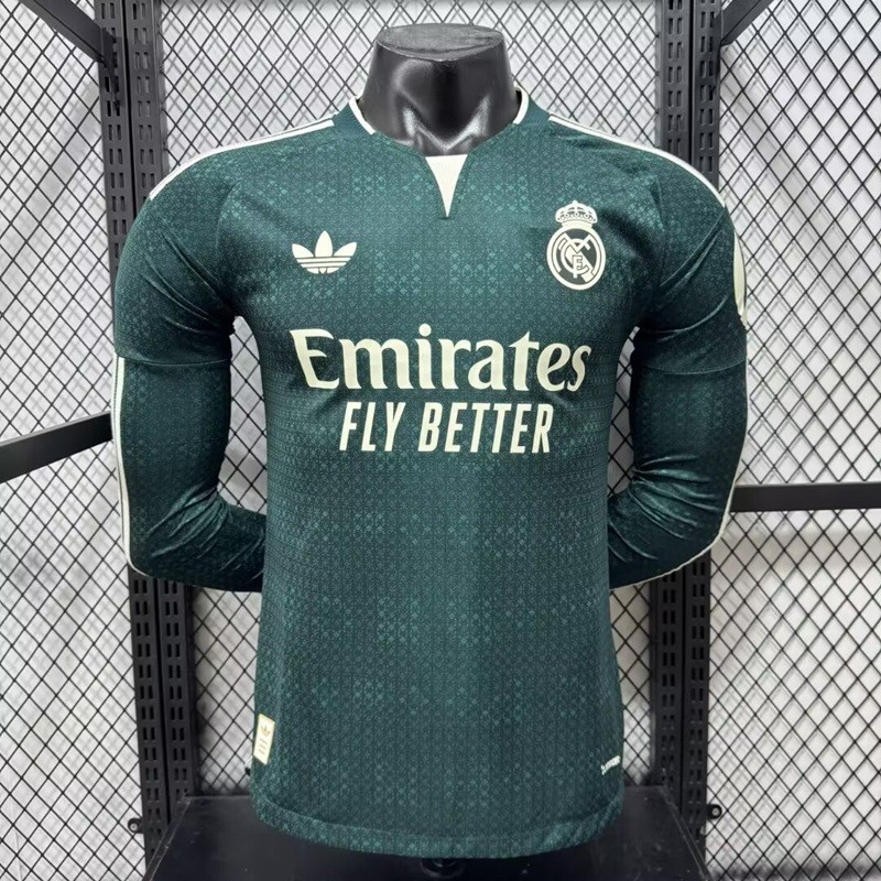 26/27 Real Madrid Away Player Version long sleeves